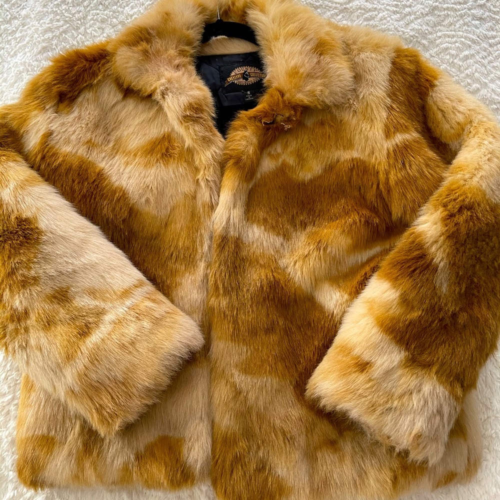 County Clothing Co. faux fur coat